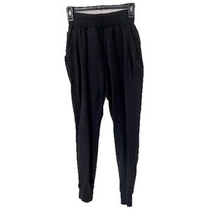 Lululemon Women Black Multicolored Speckle Athletic Workout Active Jogger Size 4